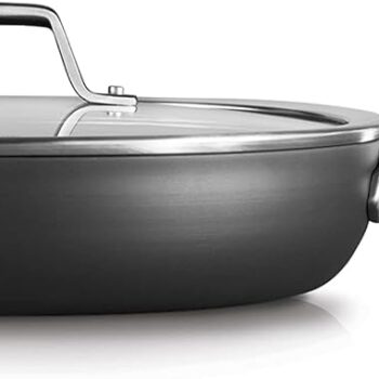 Hard-Anodized Nonstick 12-Inch Fry Pan with Lid