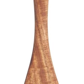 Wooden Spatula Long Handle Acacia Wood, Flat Wok Spatula for Nonstick Cookware and Kitchen Cooking