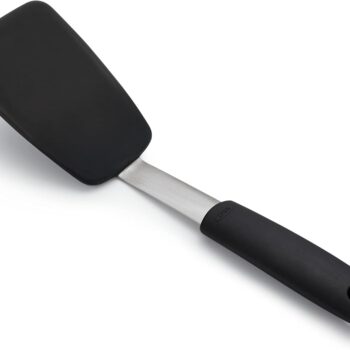 Small Silicone Flexible Turner Black