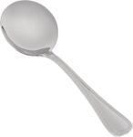 12 Pack Round Soup/Bouillon Spoons Stainless Steel, Pearl Collection