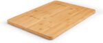 Extra-Large Wood Cutting Board, Reversible Chopping Board for Kitchen Meal Prep and Serving, Charcuterie Board, 14-Inch x 20-Inch, Bamboo