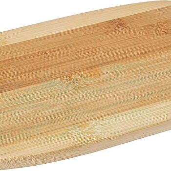 Mini Bamboo Cutting Board, 6 Inches by 9 Inches (Pack of 1), Easy To Store Multi-Purpose Bamboo Cutting Board For Meats, Vegetables, Food Preperation